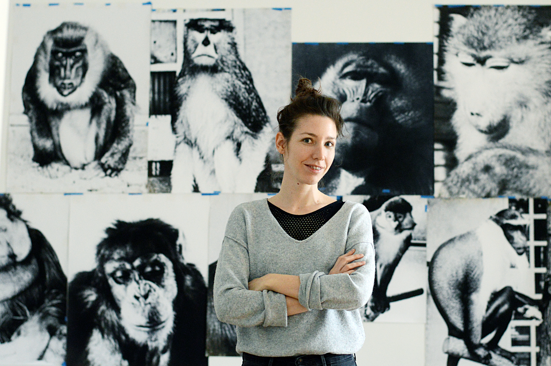 考える写真 作品画像